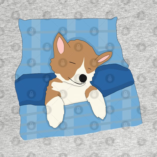 Sleepy corgi by Becky-Marie